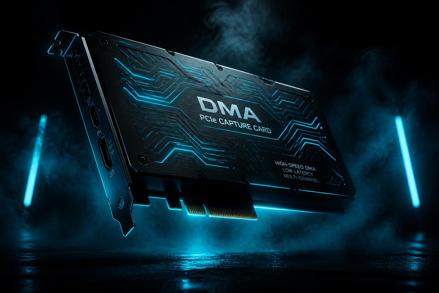 Pre-flashed DMA PCIe card